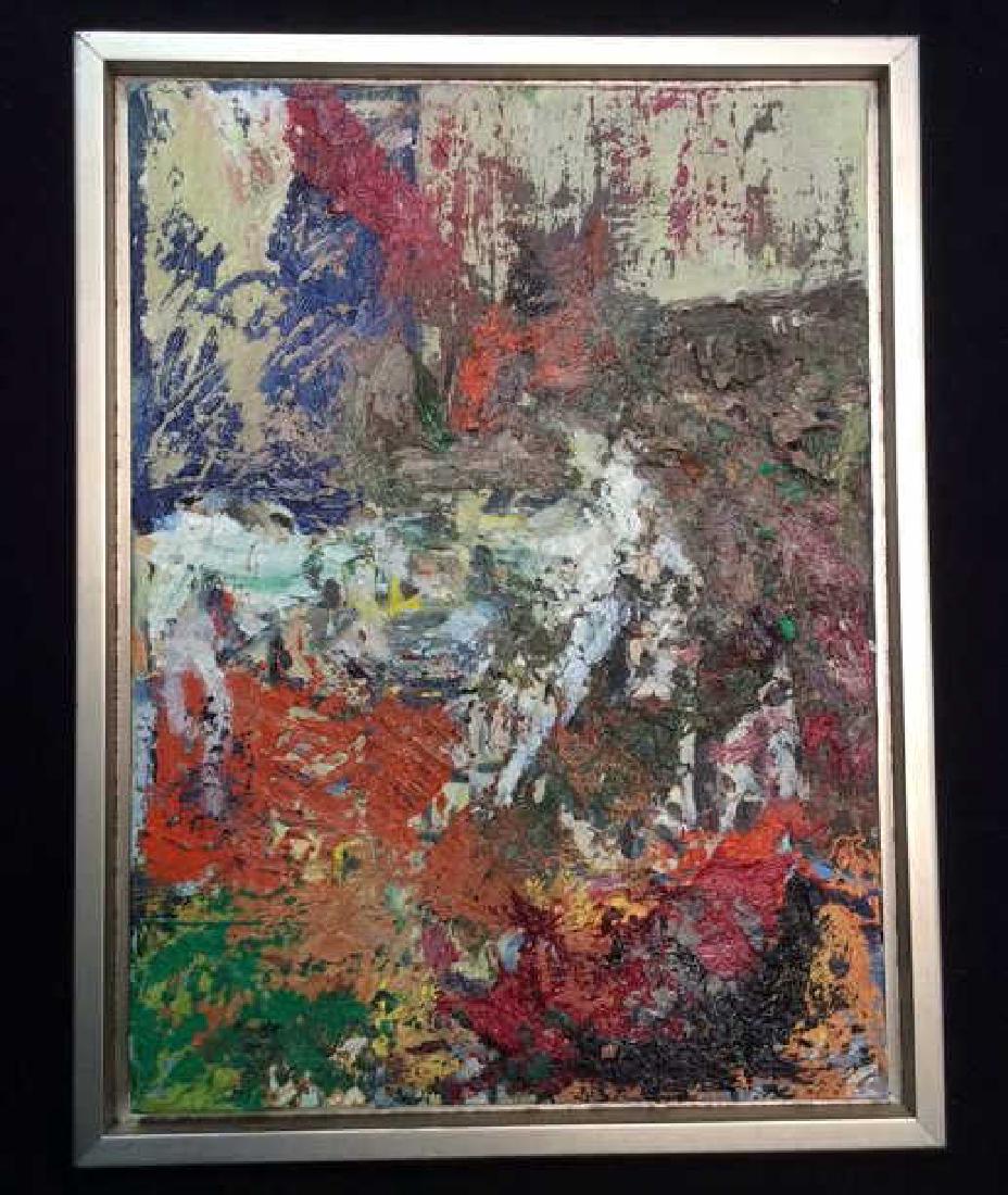 Abstract Textured Oil Painting Framed (1 of 12)