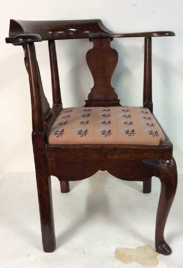 Antique Chestnut Roundabout Corner Chair (1 of 10)