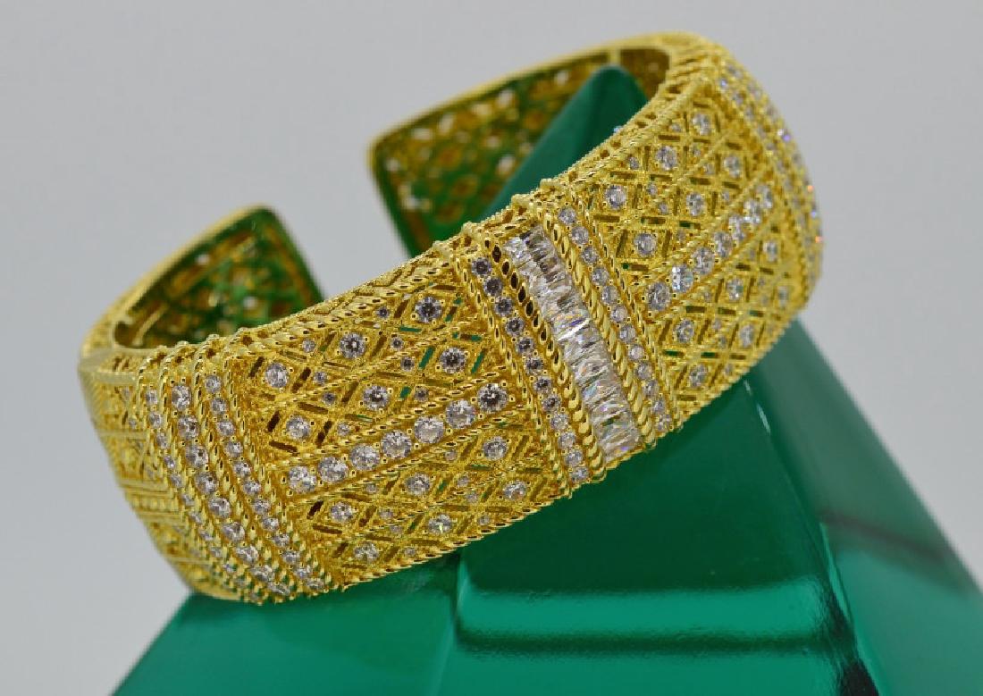 Judith Ripka 7" Cuff with Cubic Zirconia (1 of 4)