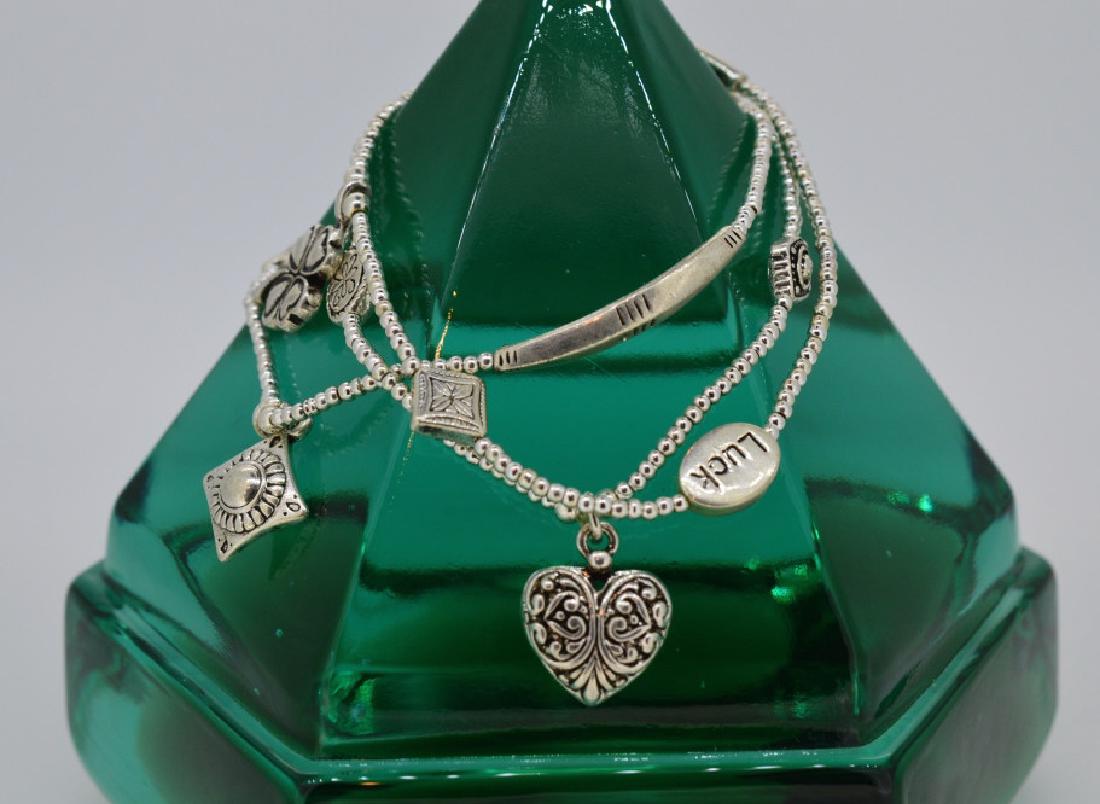 Assortment of 7" Sterling Silver Bracelets (1 of 3)