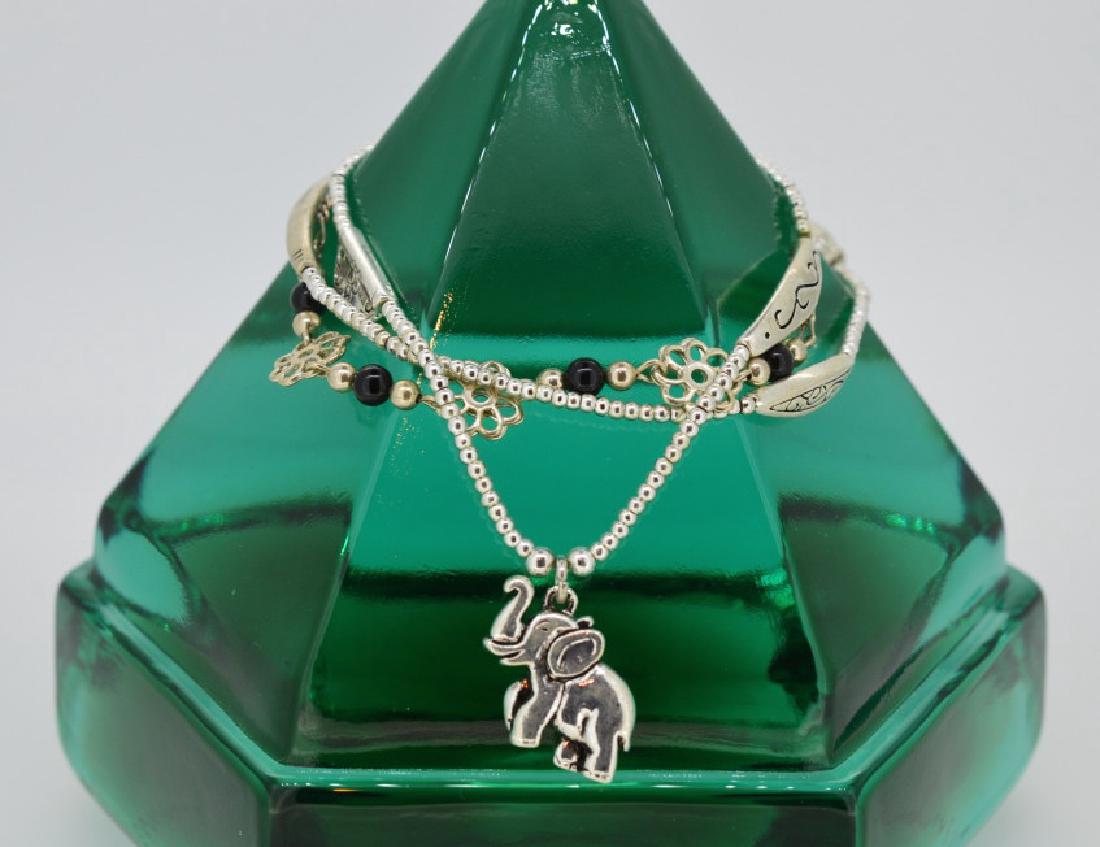 Assortment of Sterling Silver Bracelets with Charm (1 of 3)