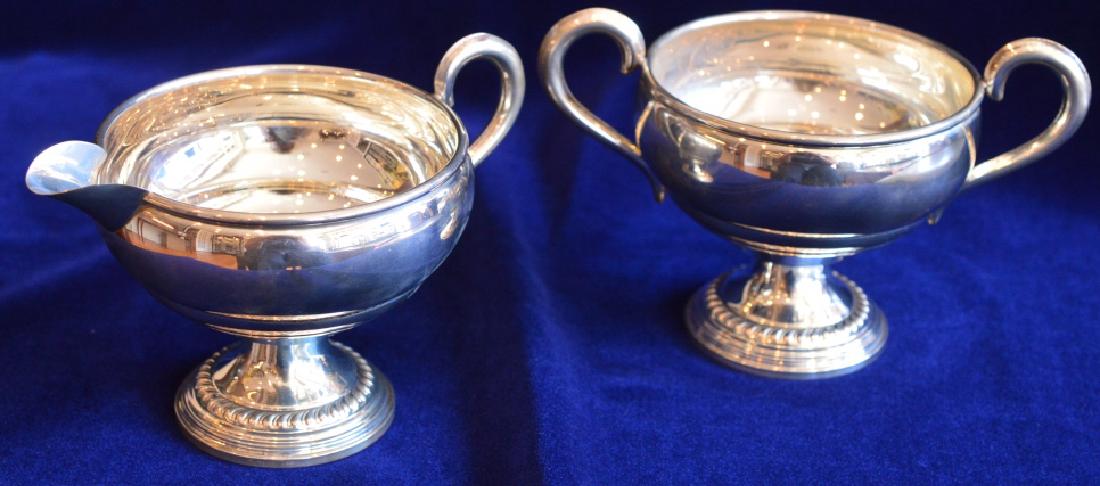 Empire Weighted Sterling Sugar & Creamer Set (1 of 2)