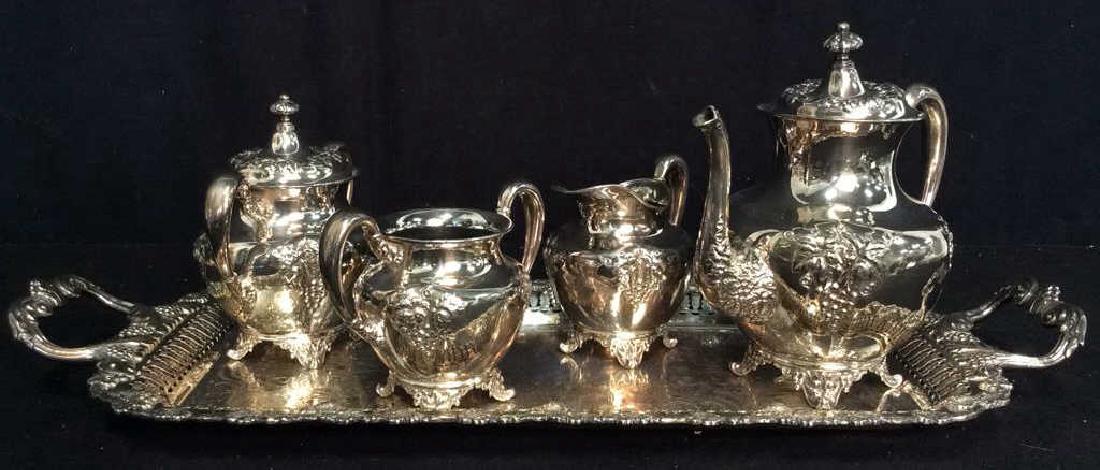 FORBES SILVER CO K Tea Set (1 of 10)