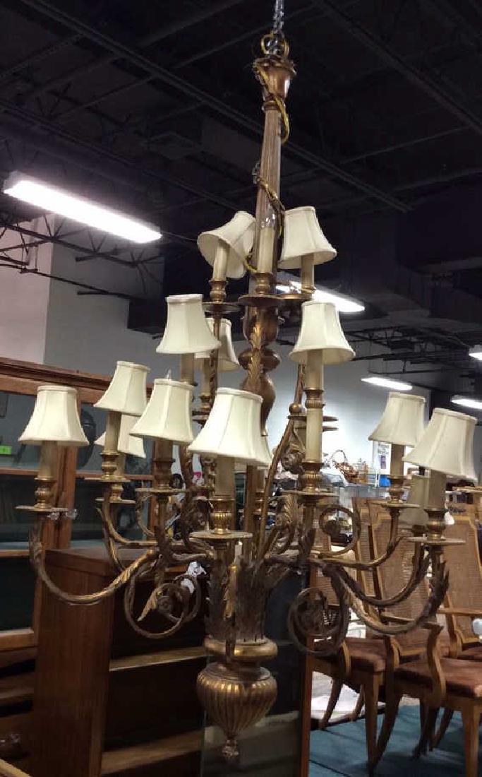 Vintage Baroqué 18 Arm Chandelier (1 of 10)