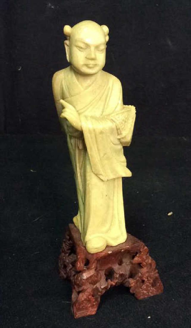Asian Style Carved Stone Figure (1 of 10)