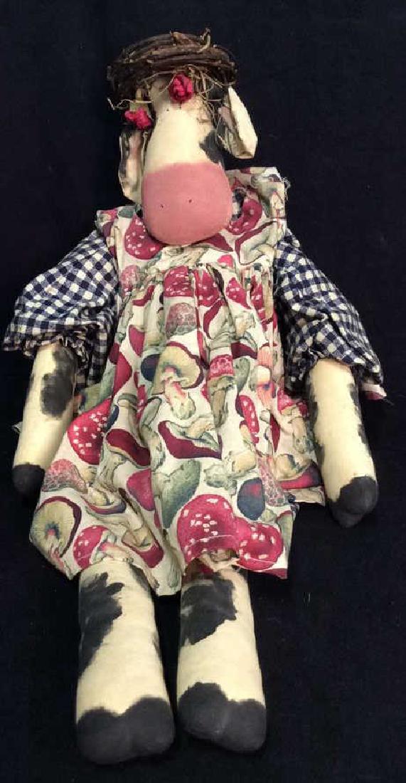 VALERIE ZEITLER Signed 'Milllie Moo Cow' Doll (1 of 10)
