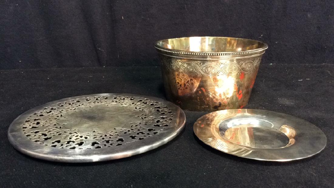Group 3 Vintage Silverplate Tabletops (1 of 10)