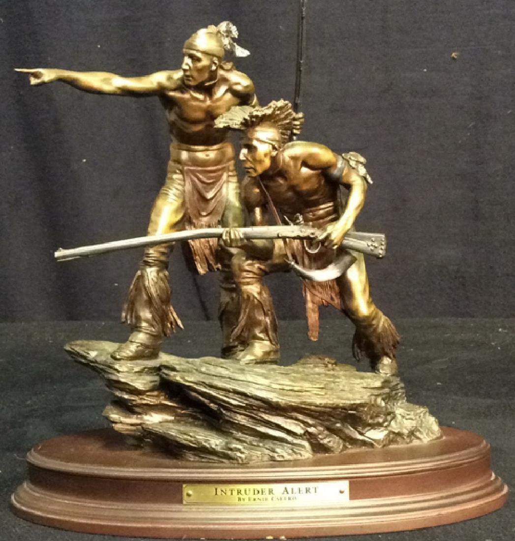 ERNIE CSELKO Bronze Sculpture Intruder Alert (1 of 10)