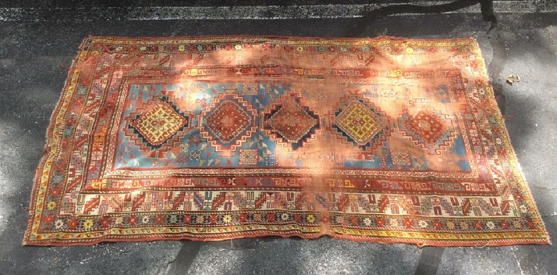 KAZAK Hand Knotted Vintage/Antique Carpet (1 of 10)