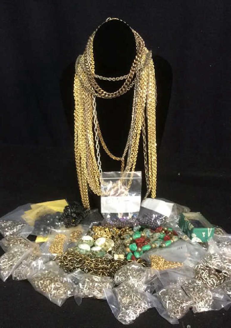 Jewelers Group Lot Necklace, Chain, Stones, More (1 of 12)