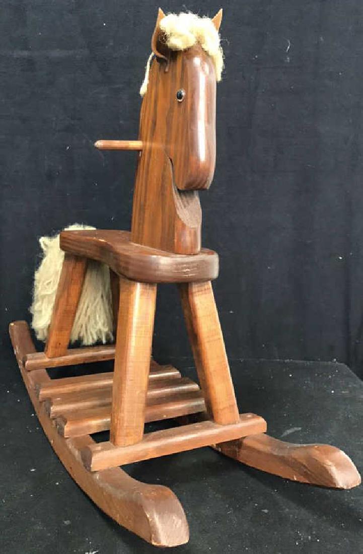 vintage toy rocking horse