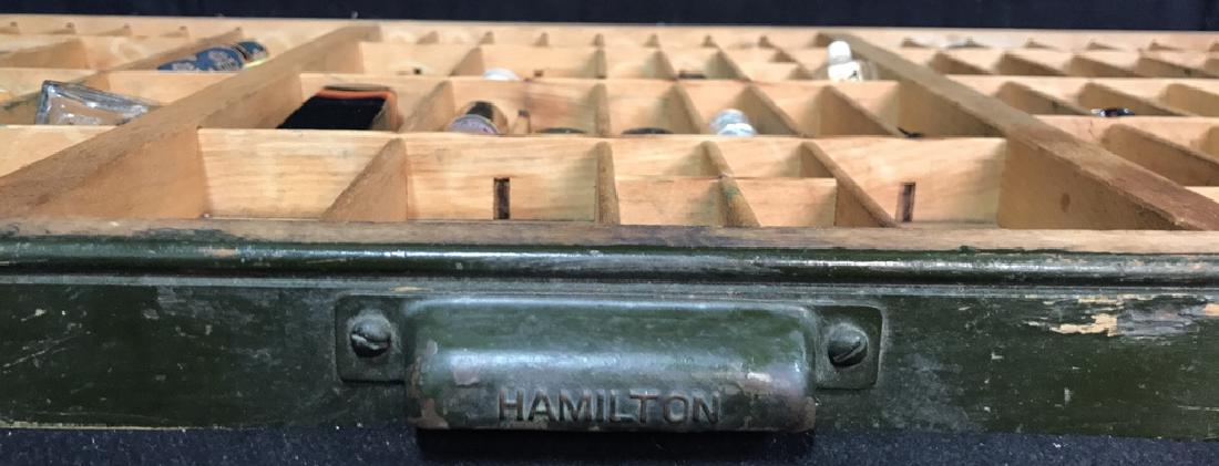 Antique Printer Drawer Perfume Bottle Collection (1 of 10)