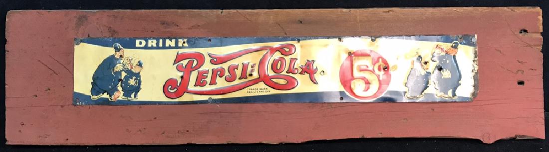 Antique Barn Wood Pepsi Cola Sign (1 of 10)