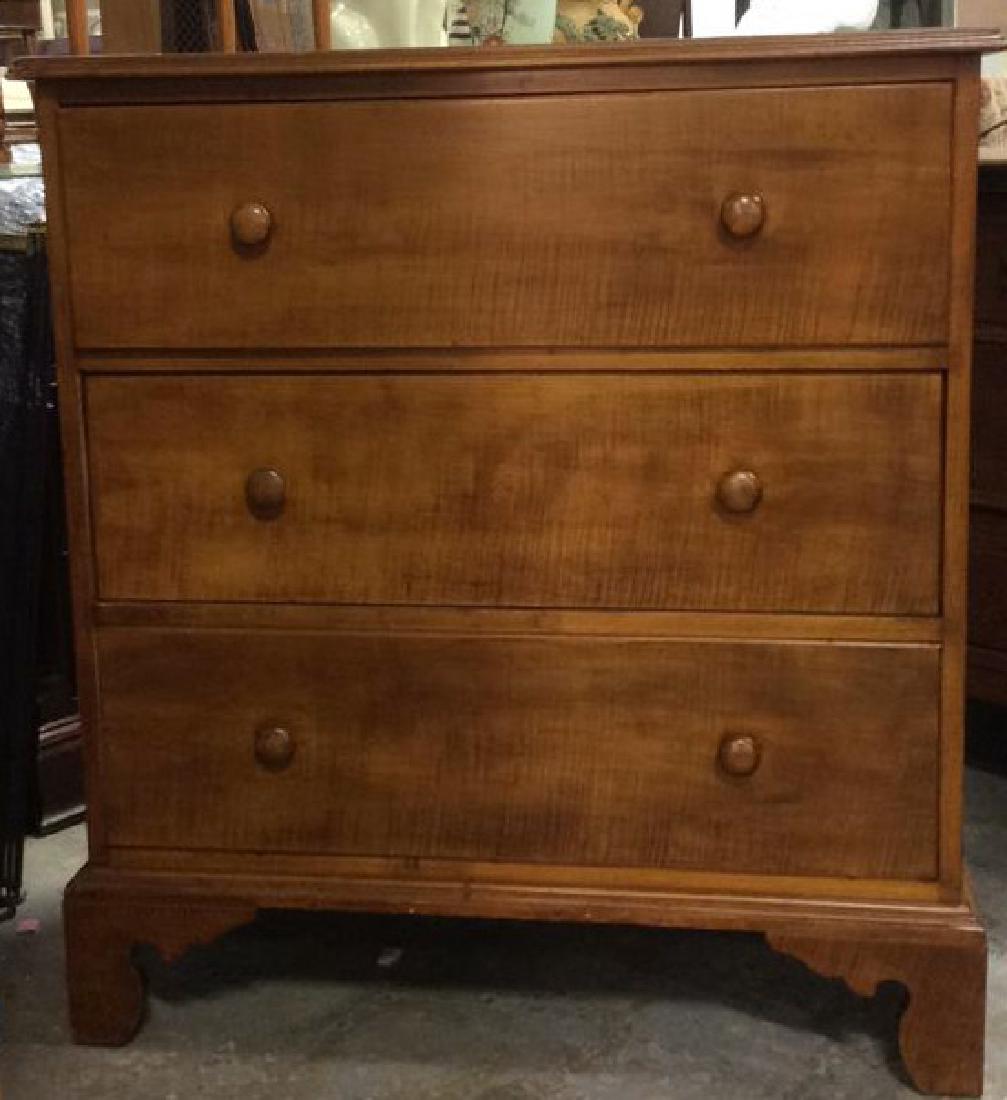 Antique 3 Drawer Chest Dresser (1 of 10)