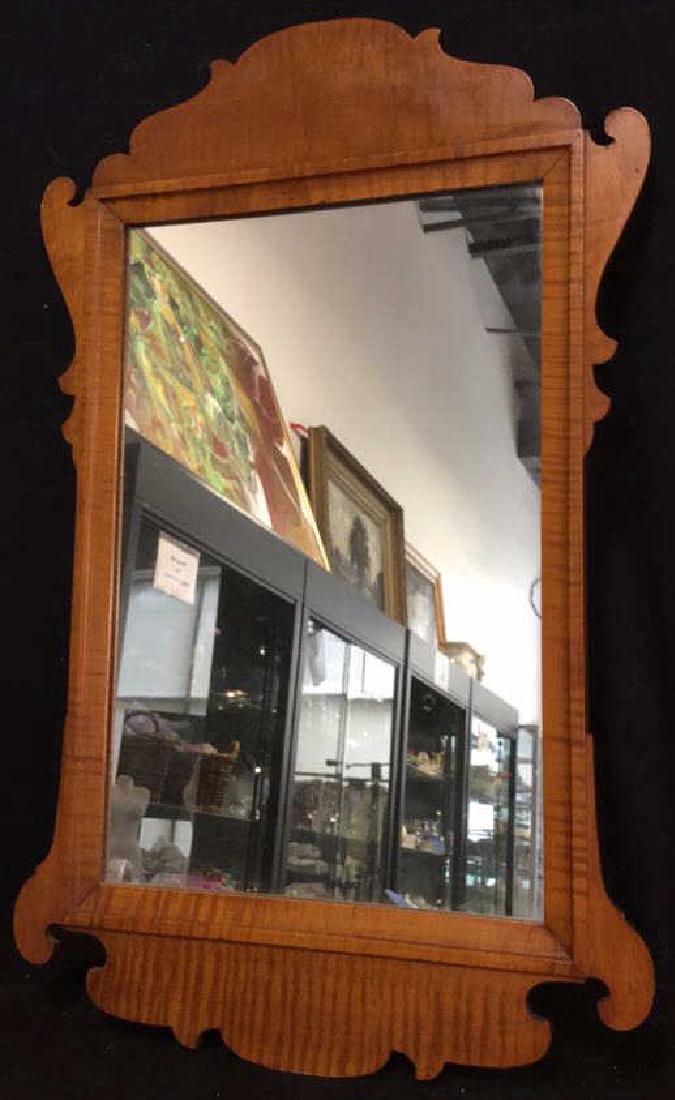 Antique Hand Carved Wood Mirror (1 of 6)