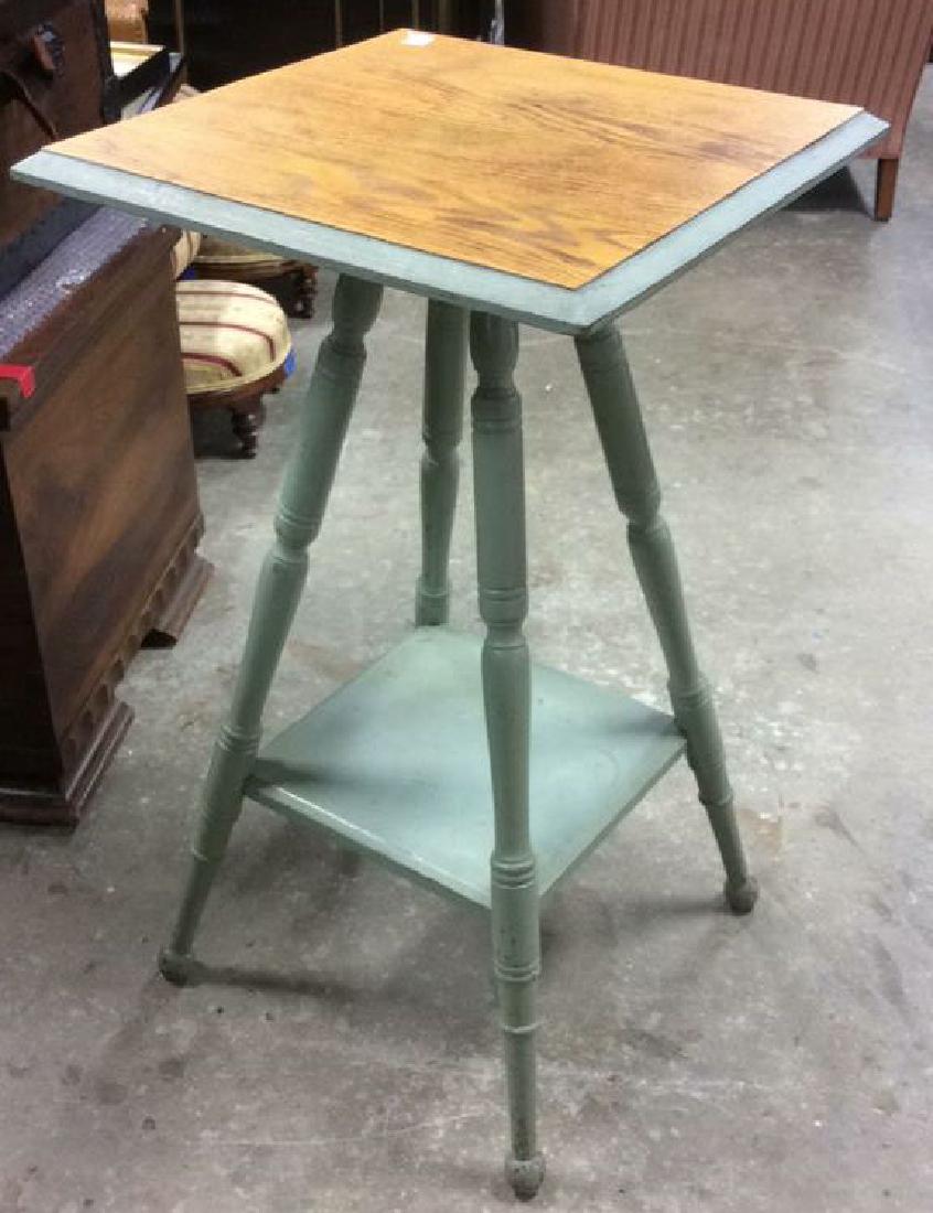 Country Style Painted End Table (1 of 7)