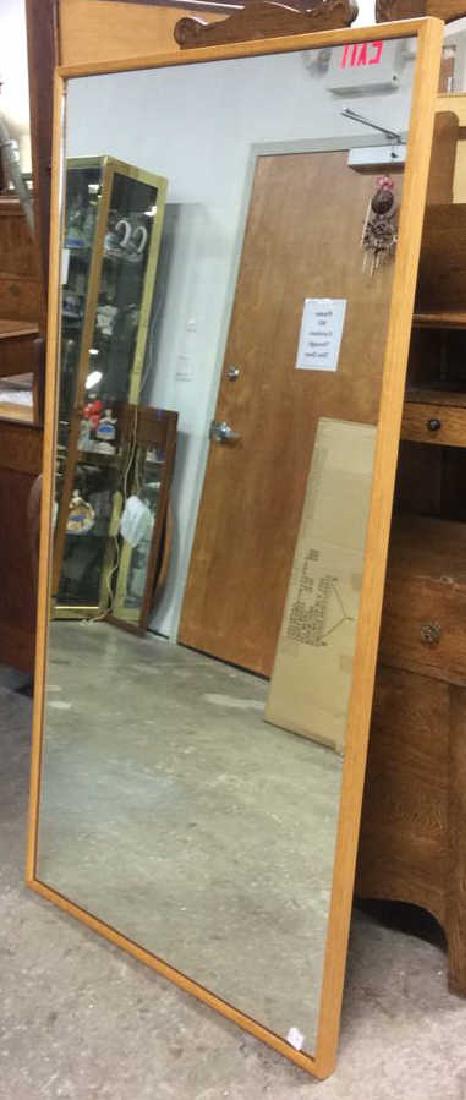 Light Wood Framed Mirror (1 of 7)