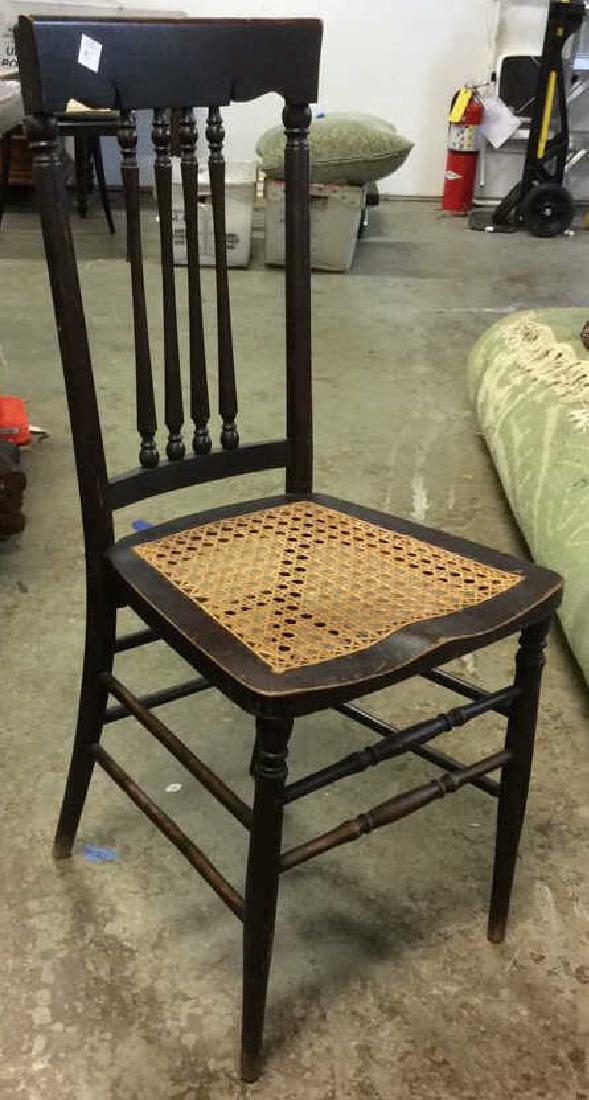 Antique Wood Cane Side Chair Aug 23, 2017 The Benefit Shop