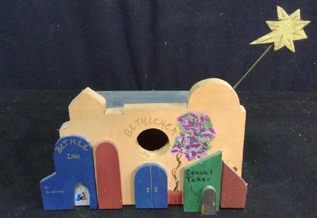 Hand Crafted Bethlehem Town Form Birdhouse (1 of 5)