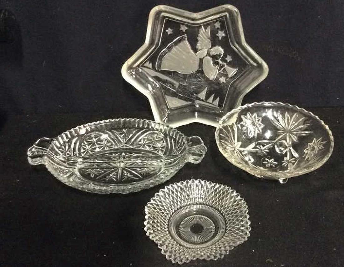Lot 4 Glass tabletop accessories (1 of 5)