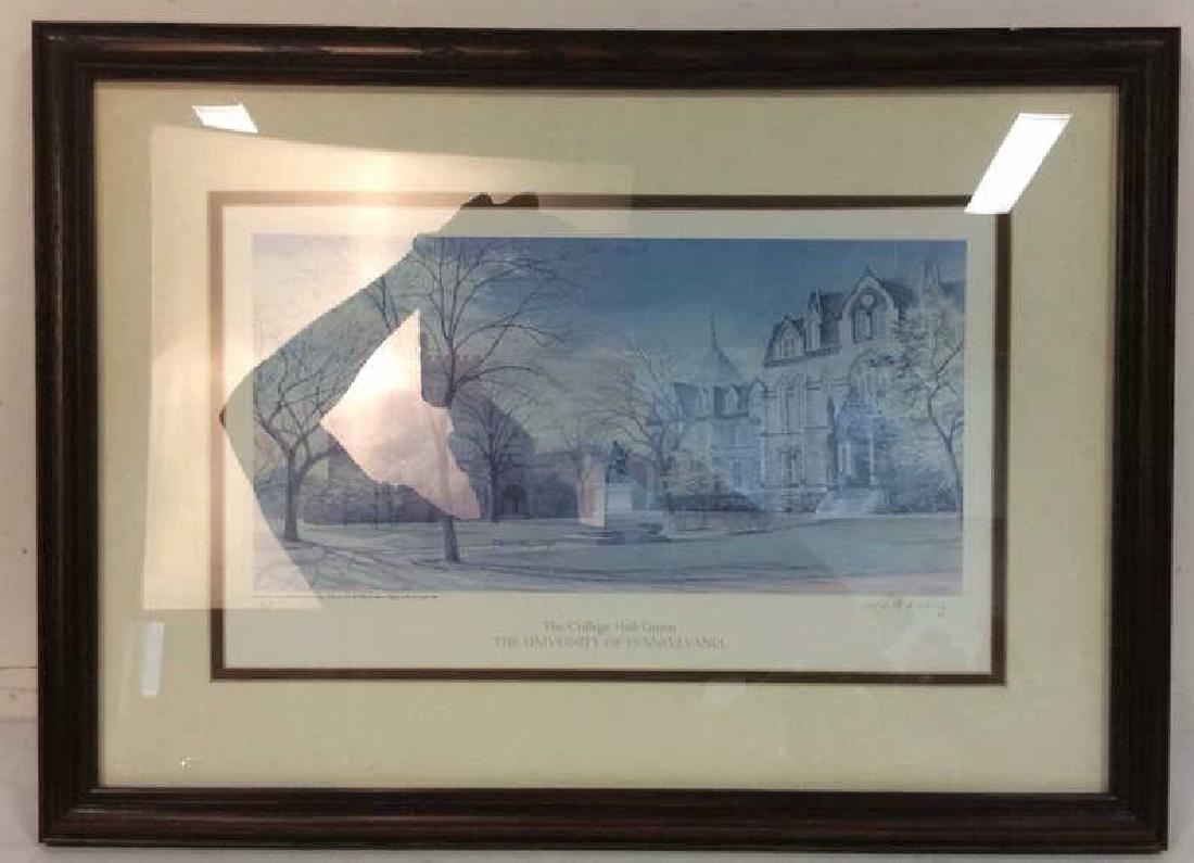 DAVID KEELING THE COLLEGE HALL GREEN Print (1 of 6)