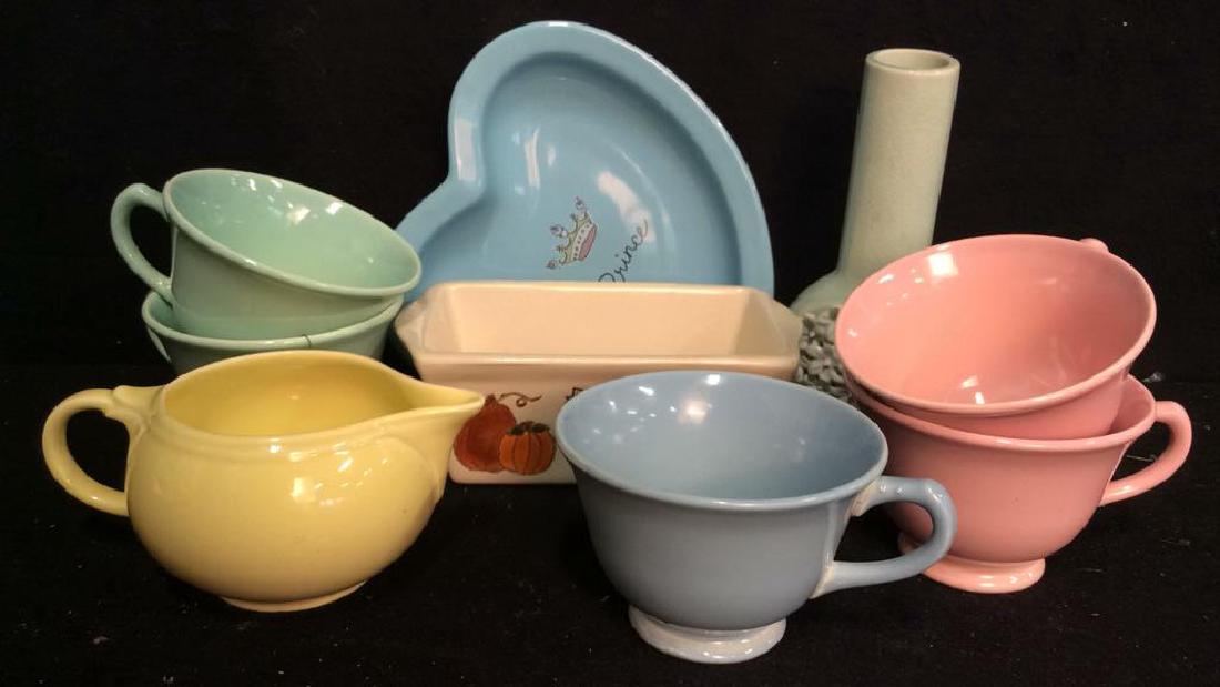 Vintage Kitchen Ceramic Table Top Group (1 of 7)