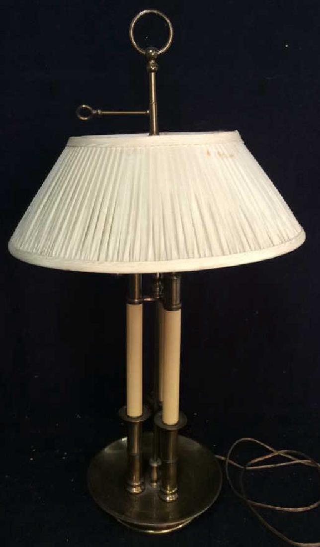 Vintage Brass Triple Candlestick Lamp (1 of 7)