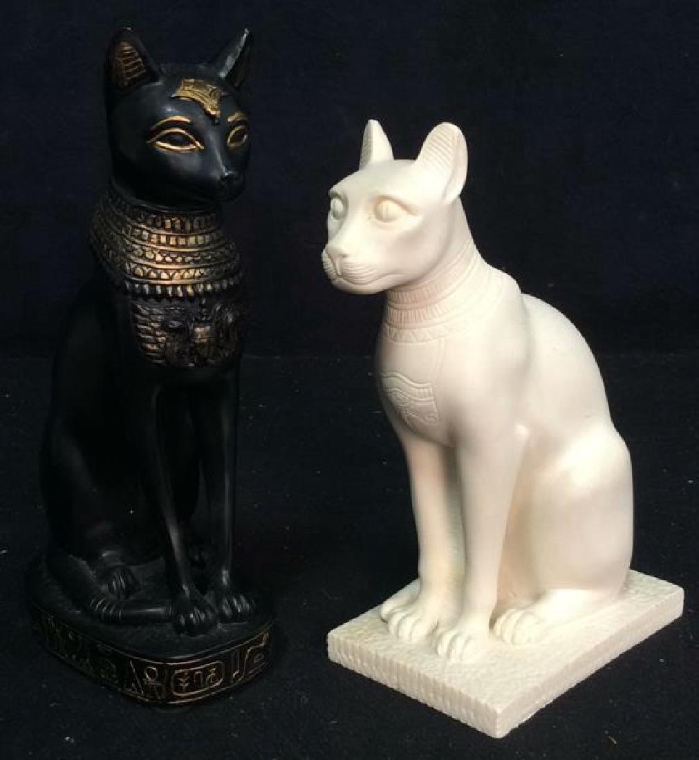Lot 2 Bastet Egyptian Cat Godess Statue (1 of 6)