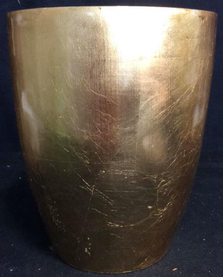 Gold Leafed Pail Bucket Planter Vase (1 of 5)