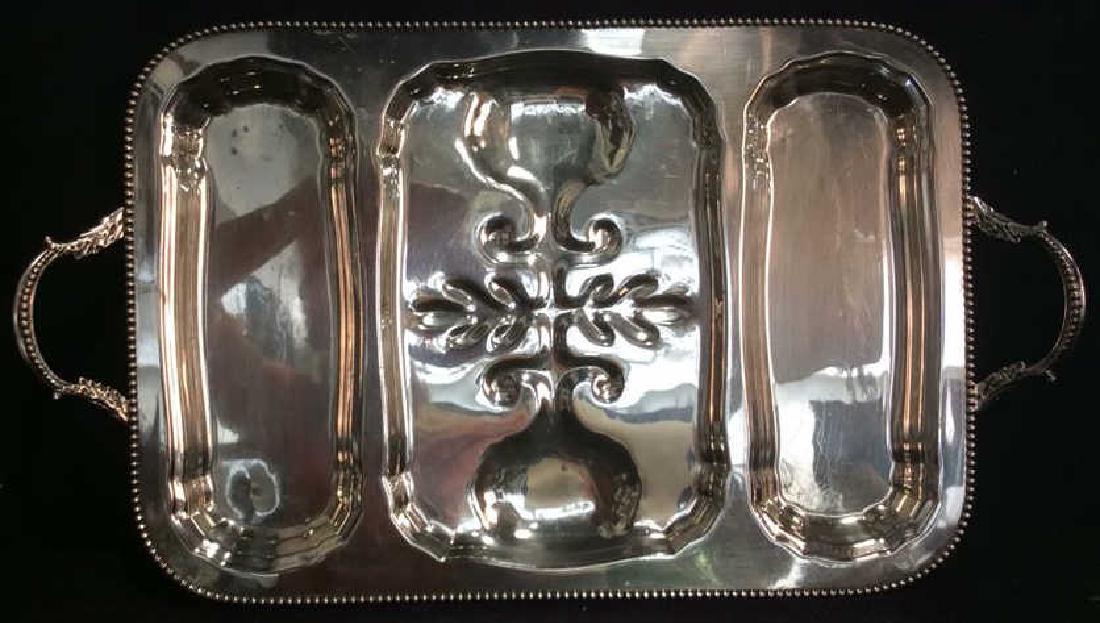 Vintage Silver Plate Handled Tray (1 of 7)