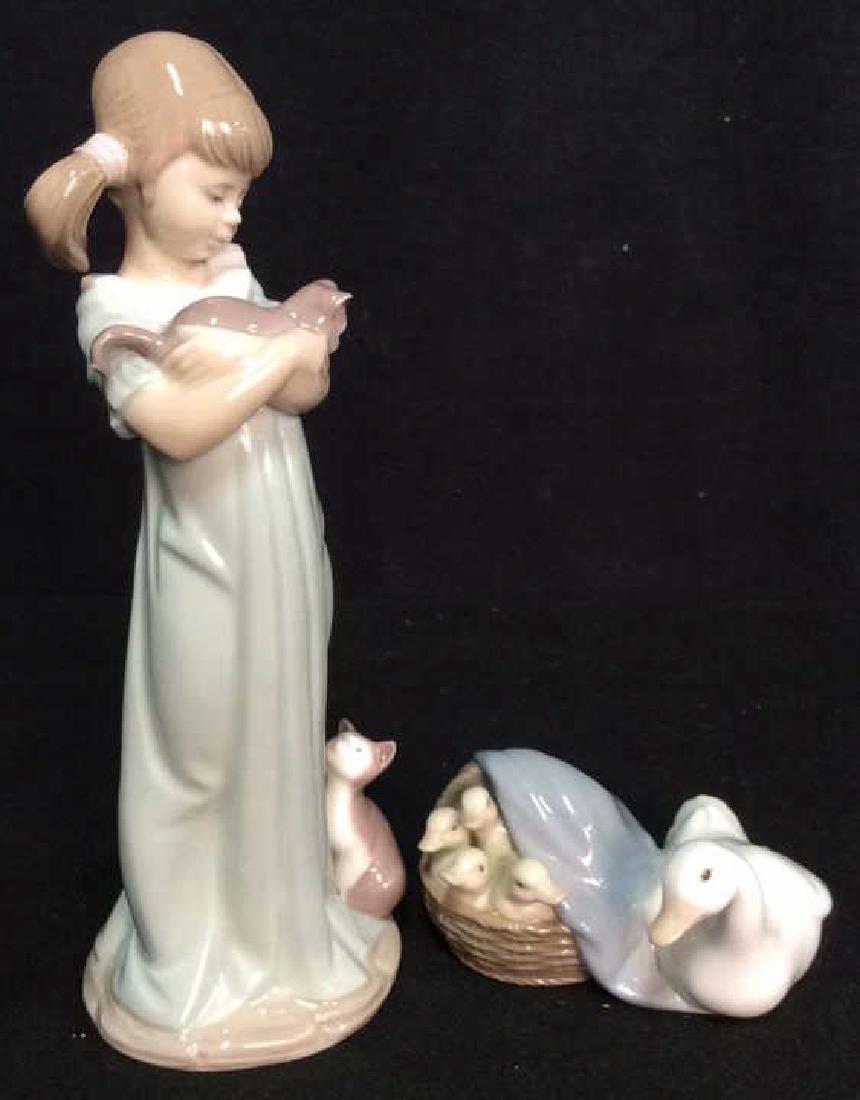 Lot 2 LLADRO Ceramic Porcelain Figurines (1 of 10)