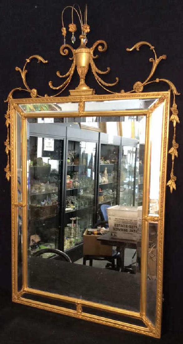CARVERS GUILD Gold Toned Traditional Mirror