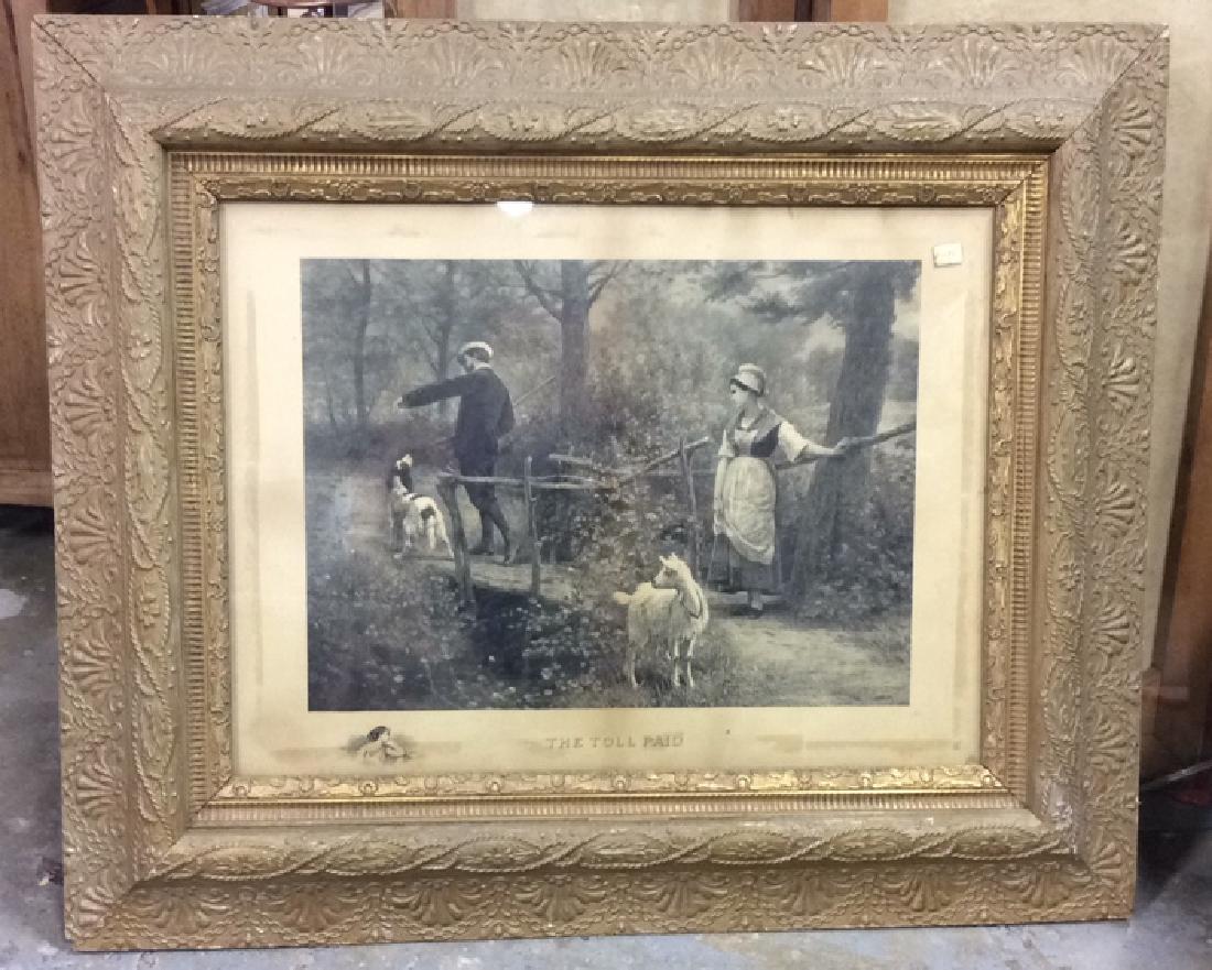 Framed Vintage Print The Toll Paid (1 of 10)