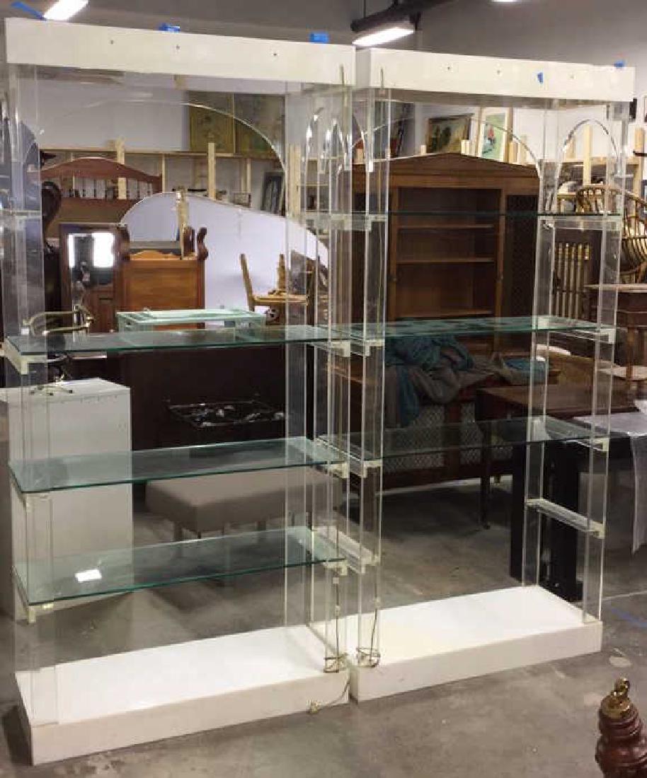 Pair Of Lucite Etageres (1 of 8)