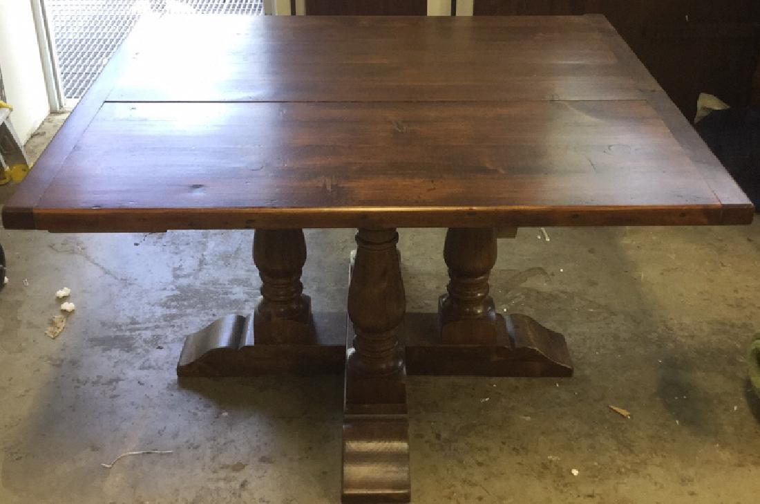 Country Willow Pine Dining Table (1 of 10)