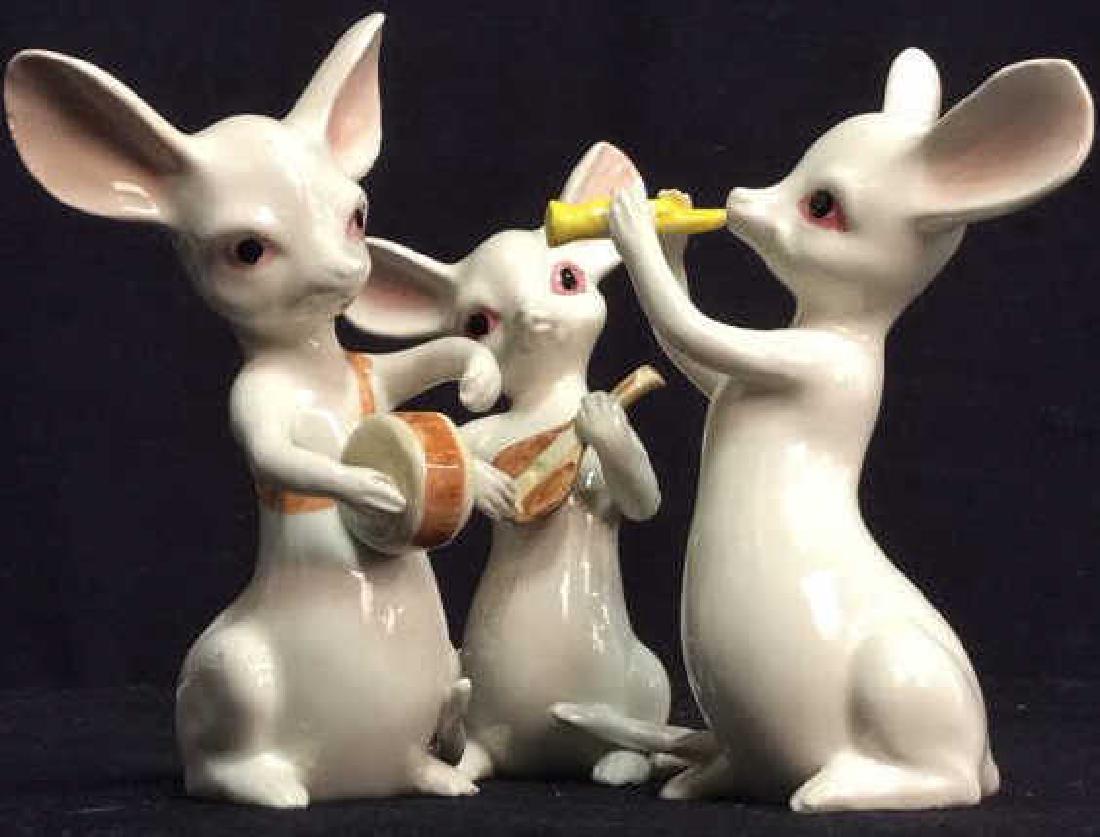Group Lot of 3 Ceramic Porcelain Mice (1 of 10)