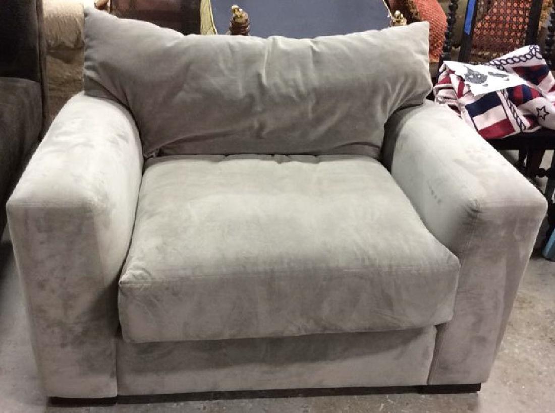 JONATHAN LOUIS Suede Sofa Armchair (1 of 10)