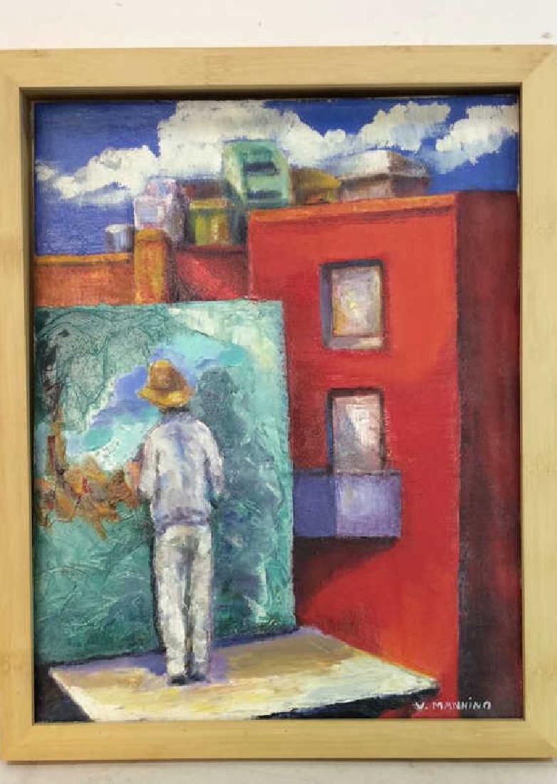 VAL MANNINO Acrylic On Canvas Painting (1 of 10)