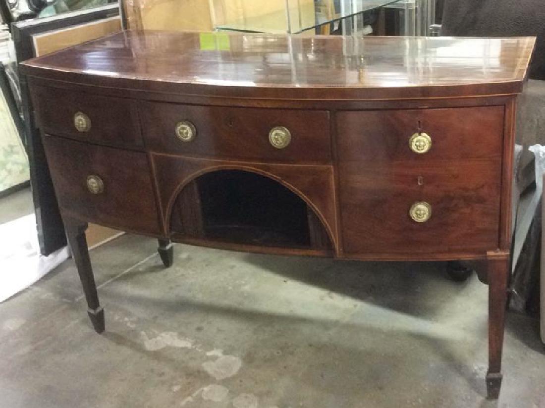 Antique Mahogany Inlay Dining Room Sideboard (1 of 10)