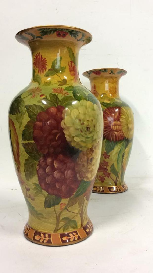 Pair of Botanical Detailed Planters (1 of 10)