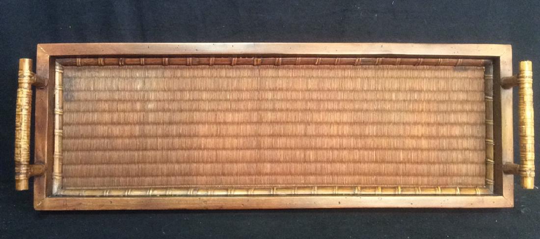 Handled Woven Wooden & Wicker (1 of 10)