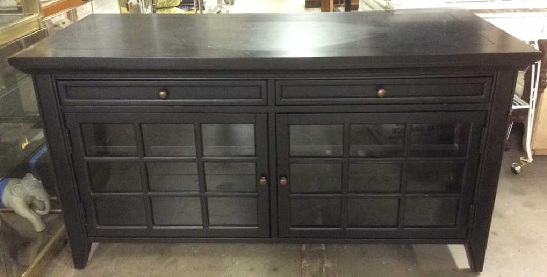 Black Toned Wood Console Table (1 of 10)