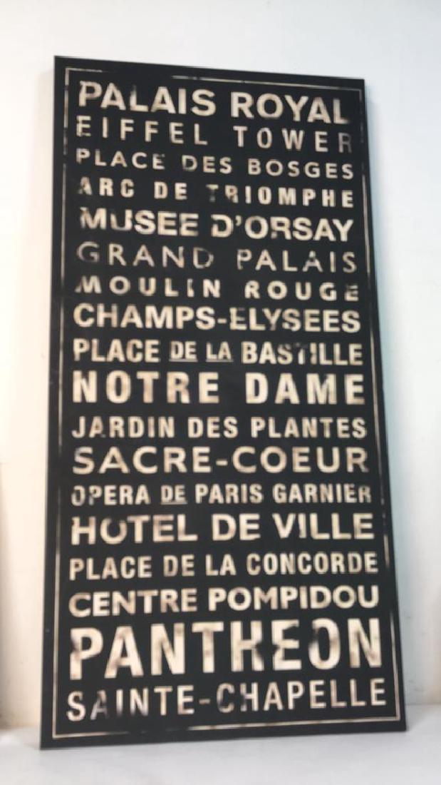 French Landmarks Print On Canvas (1 of 8)