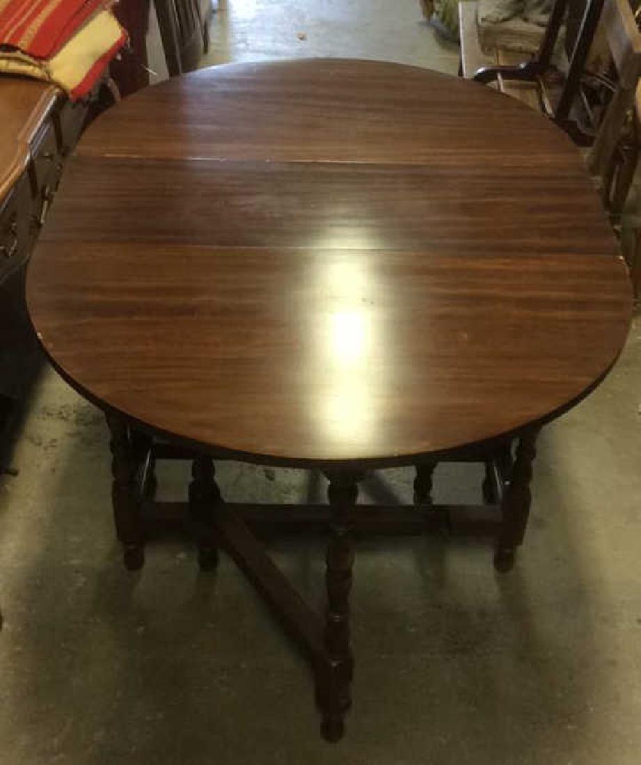 Vintage Mahhogany Gate Leg Drop Leaf Table (1 of 10)