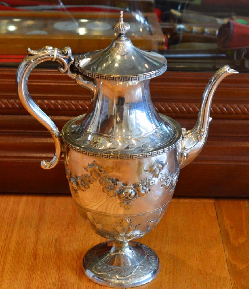 Vintage Electroplated Victorian Style Teapot (1 of 3)