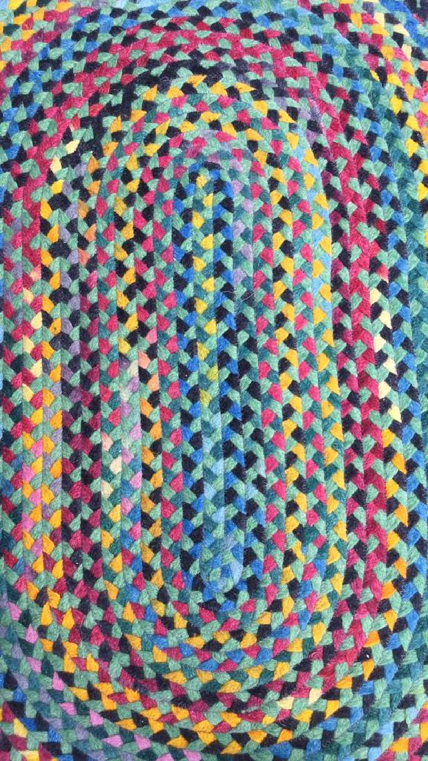 Oval BLACKBIRD Authentic Flat Braid Rug (1 of 10)