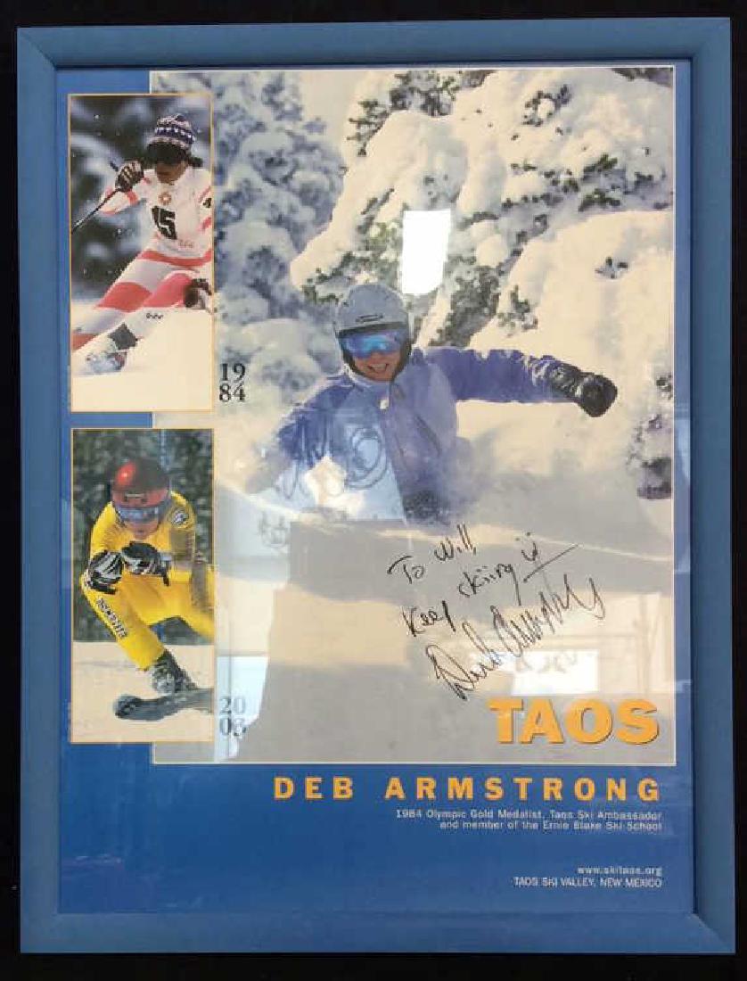Signed Deb Armstrong Ski Poster (1 of 10)
