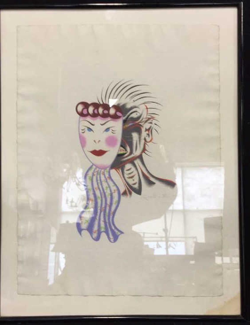 Ruth Marten Vintage Signed Watercolor On Paper (1 of 9)