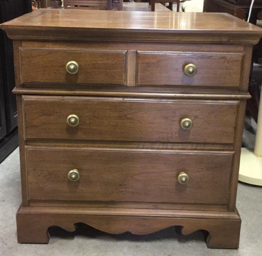DREXEL Wooden Nightstand Chest Table (1 of 10)