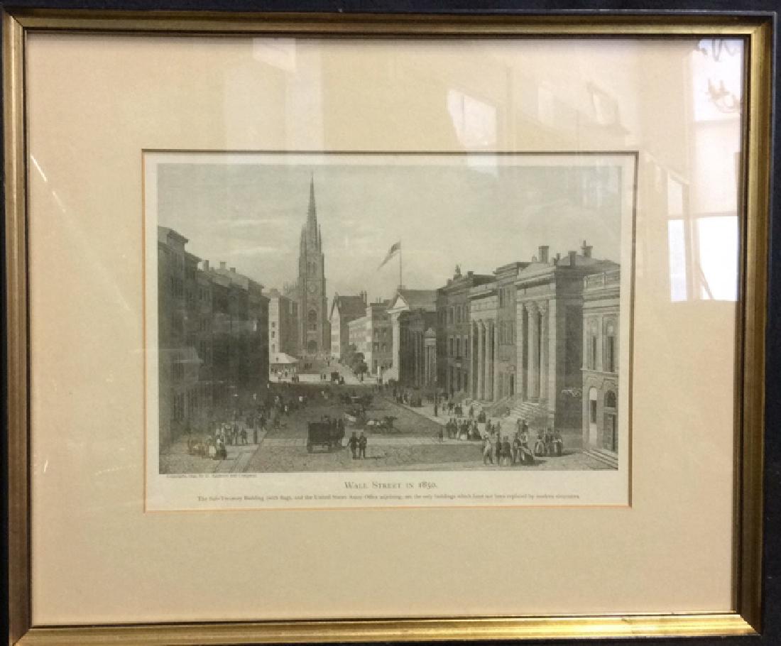 Art Print Wall Street in 1850 (1 of 9)
